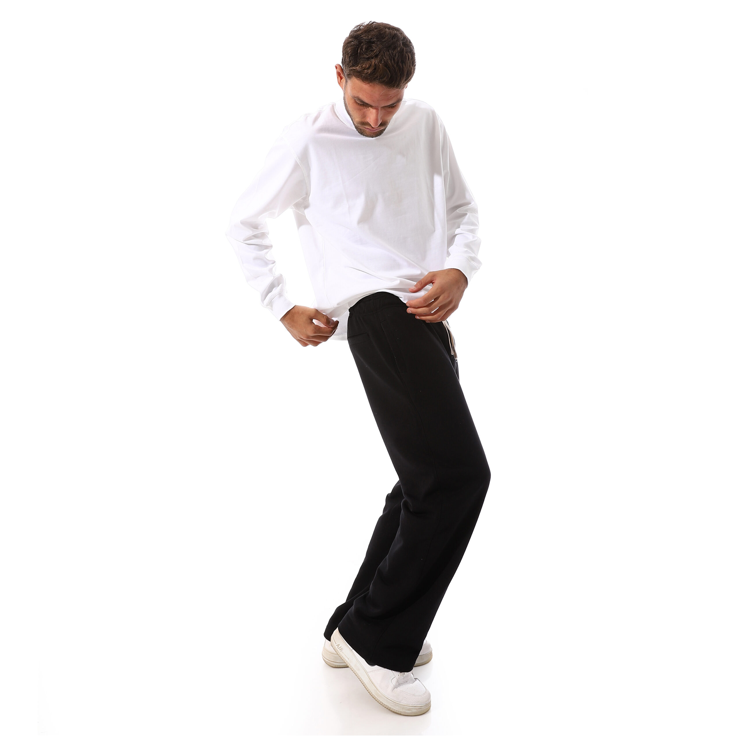 SweatPant Wide-leg-Black - Image 2