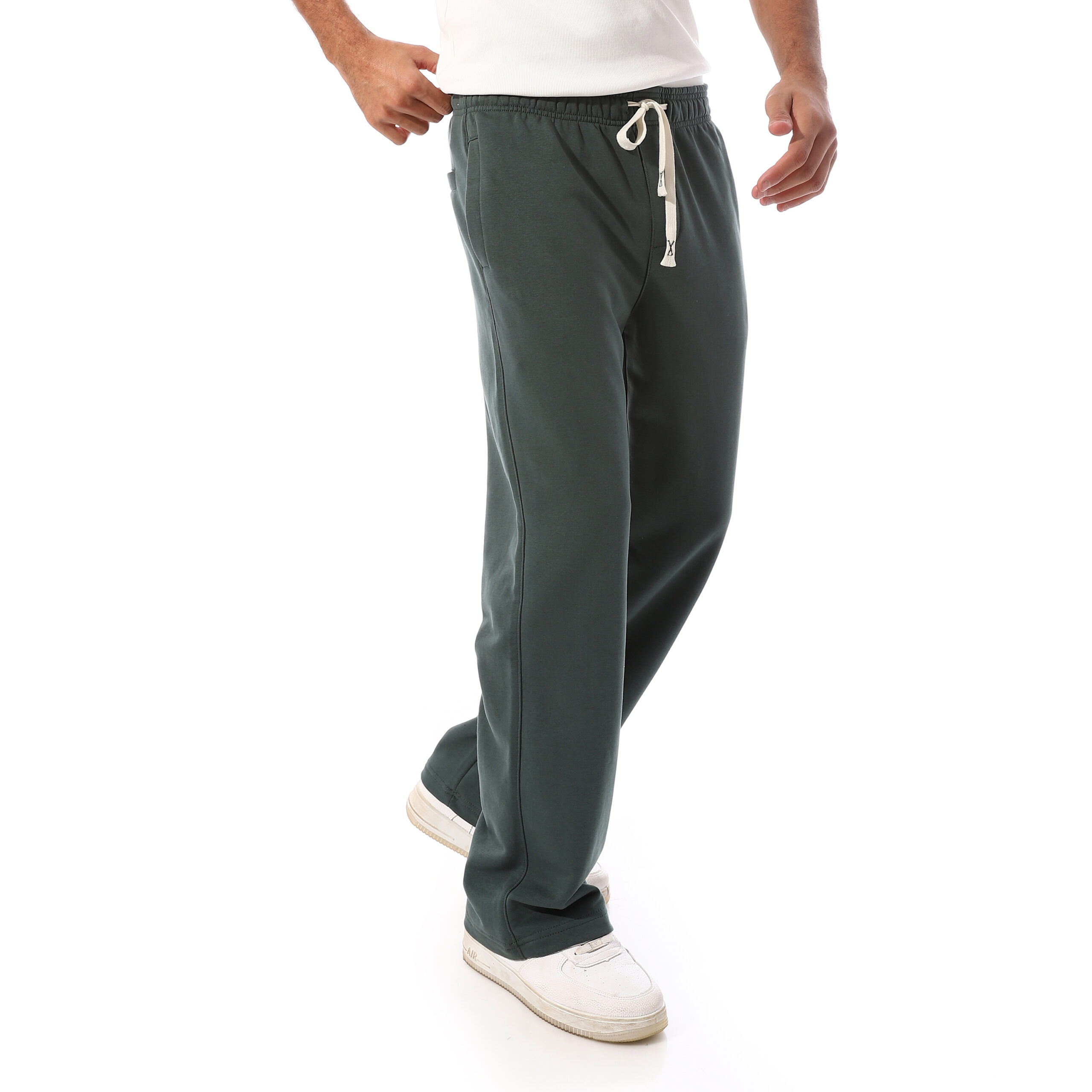 SweatPant Wide-leg-Olive - Image 7
