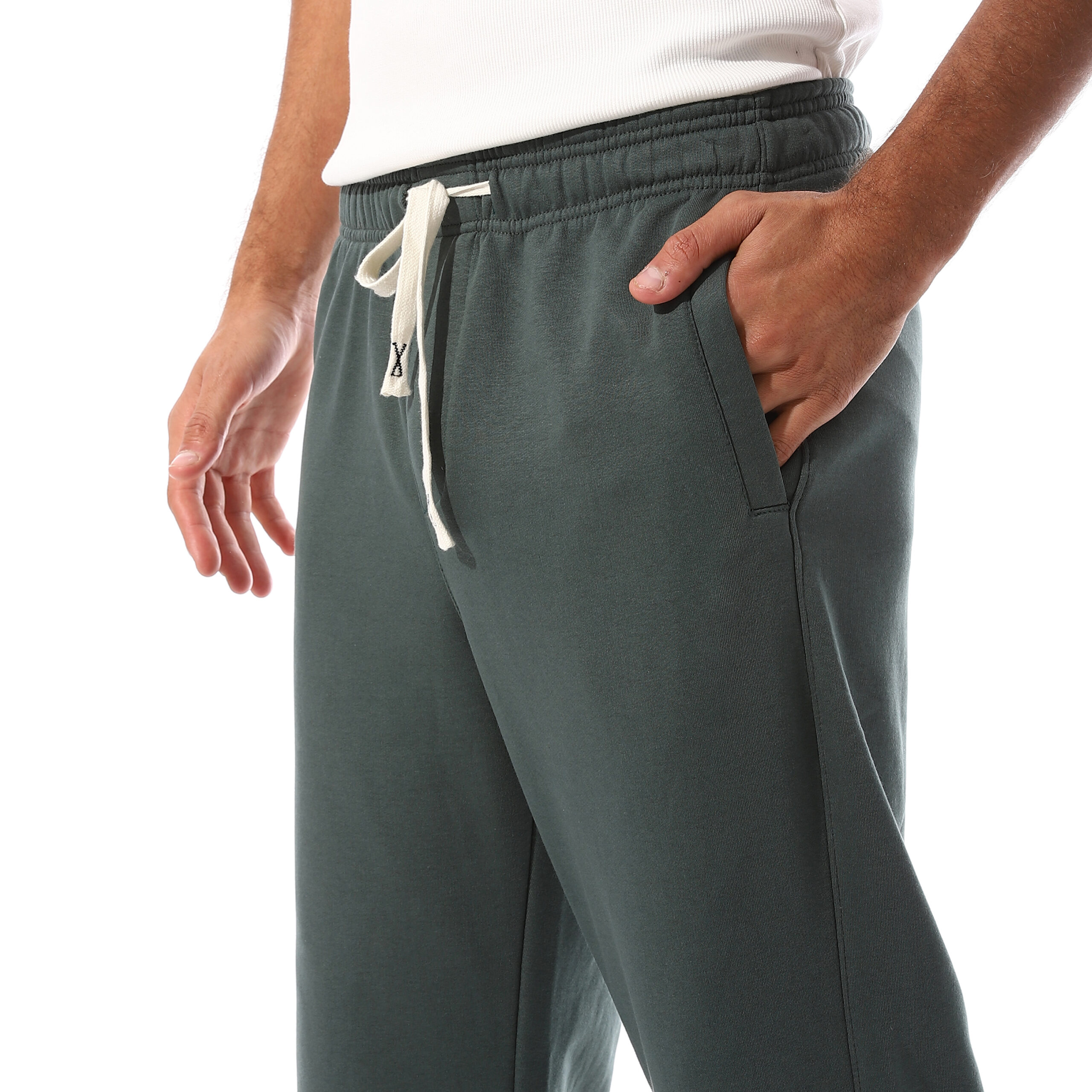 SweatPant Wide-leg-Olive - Image 3