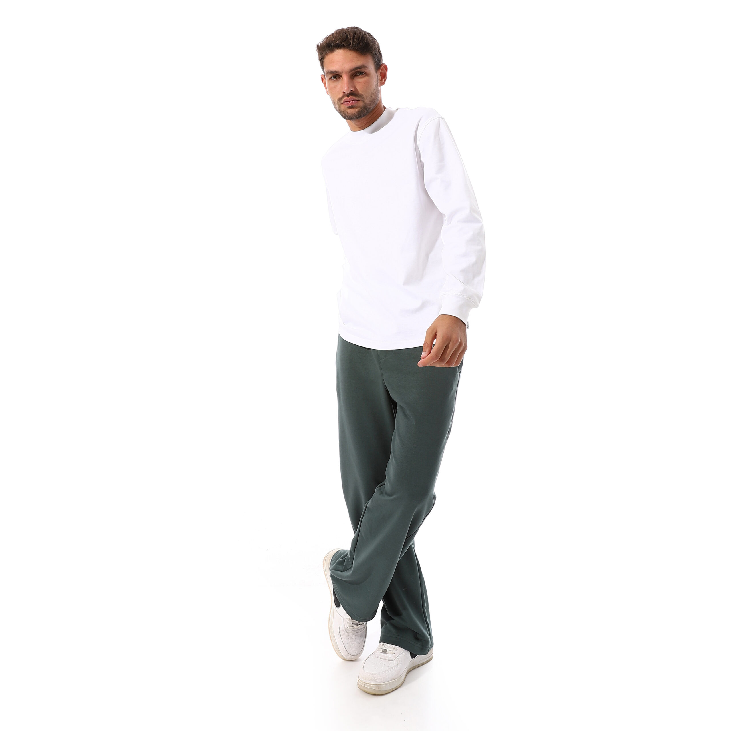 SweatPant Wide-leg-Olive - Image 5
