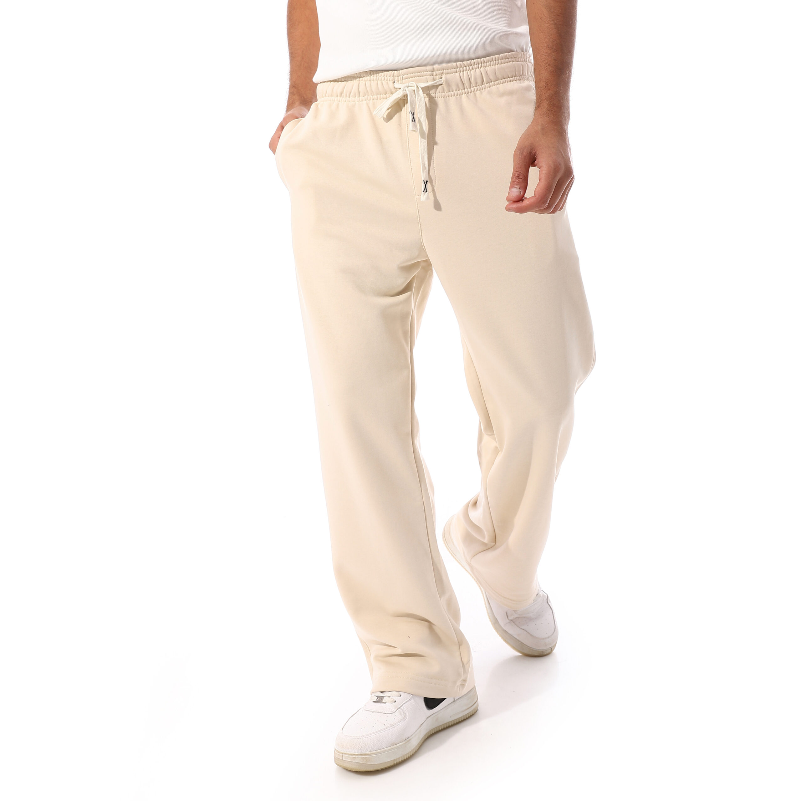 SweatPant Wide-leg-Beige