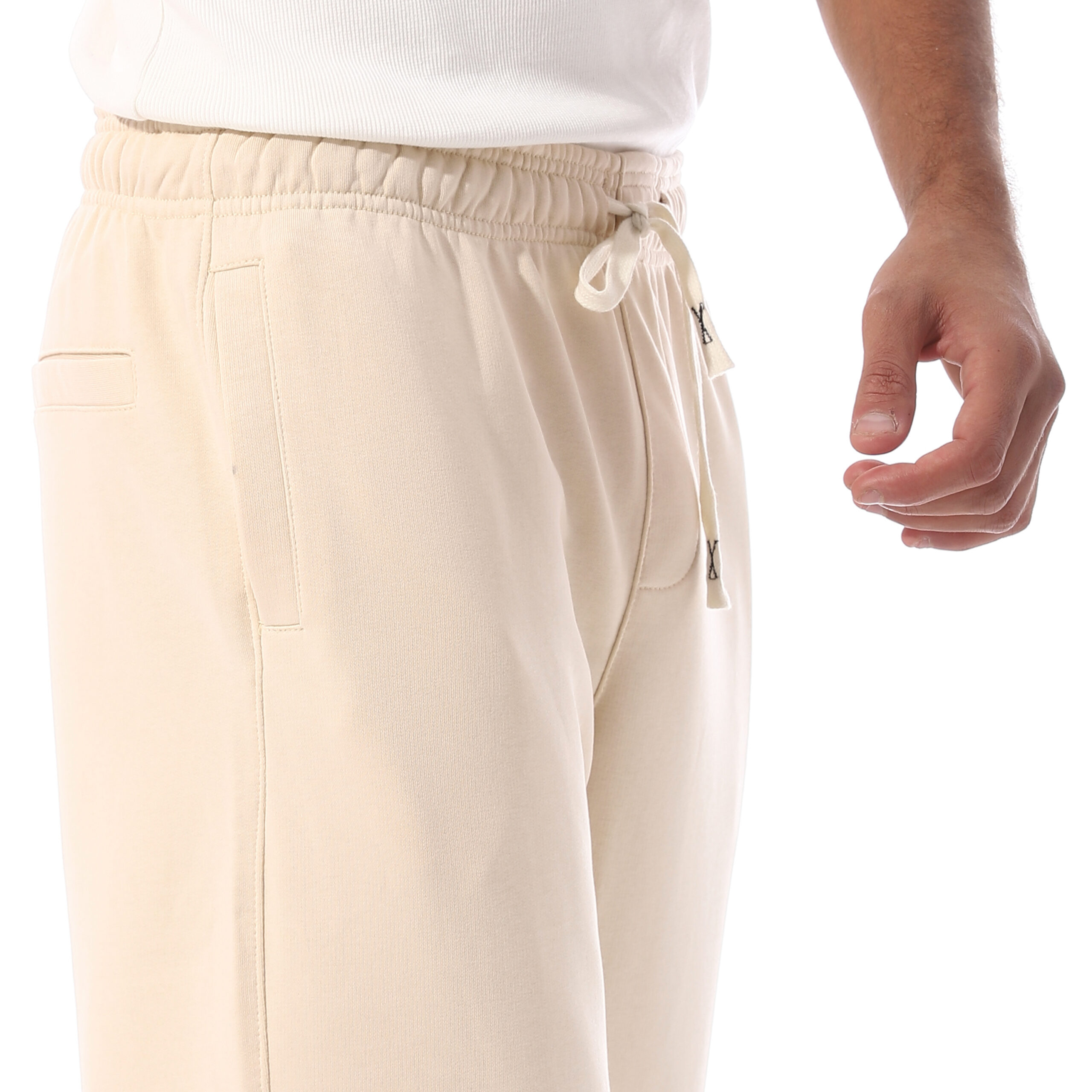 SweatPant Wide-leg-Beige - Image 2